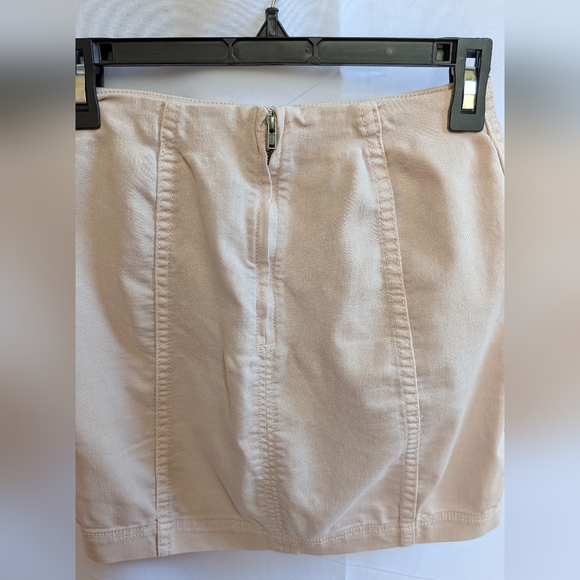 Free People Tan Mini Skirt - Picture 3 of 7
